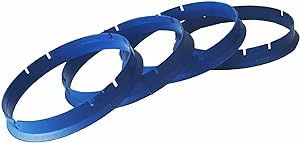 TRACER 4X Alufelgen Zentrierringe Radnaben-Zentrierringe mit Zentrierung von 72,5 mm auf 66,1 mm