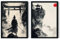 MJ-GRAPHICS® - Poster Set Japan Samurai Bushido Bilder Set für Jugendzimmer, Gamingzimmer, Meditation Zen, Japan Samurai Porträt Bilder Samurai Japanische Krieger - 2xA3 Art Kunstdruck ohne Rahmen