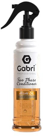 Gabri 2 Phase Conditioner Spray 400ml I For Damaged Hair Formula I Untangling Nourishing Moisturizing I Leave-in Conditioner (Argan Oil)