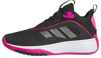 Adidas Homme OWNTHEGAME 3.0 Shoes, Core Black/Iron met./Shock Pink, 49 1/3 EU