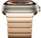NewWays 49mm 46mm 45mm 44mm 42mm(Serie 3 2 1) Kompatibel mit Apple Watch Armband,Edelstahl Gliederarmband Ersatzarmbänder Geeignet für iWatch Ultra 2/Ultra,Serie 10/9/8/7/6/5/4/3/2/1/SE,Original-Gold