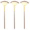 Fan Brushes for Facials, 3 PCS Fan Brush for Facial Masks Facial Fan Brush Face Mask Brushes for Mask Mud Cream Makeup Esthetician