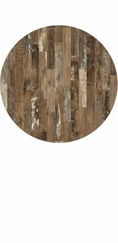 serladur / Wermodin Tischplatte Dekor Maracaibo 90 cm rund, wetterfest für Garten, Terrasse, Balkon in Gastronomiequalität Ersatztischplatte Bistro Tisch Werzalitverfahren