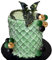 Green Dragon Cake Topper Dragon Eggs Cake Decor Green Black Balls Cake Decor for Birthday Party