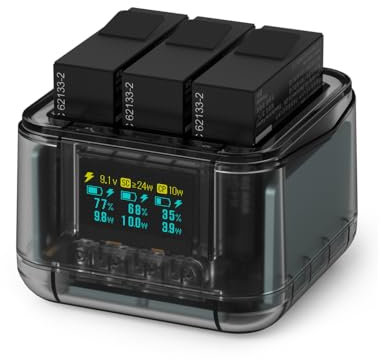 Scatola di ricarica per Insta360 Ace Pro2, hub caricabatterie a 3 vie bidirezionale di alimentazione USB-C per Ace Pro2/Ace Pro/Ace Accessori batteria