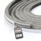 Vingspina Junta de Cepillo Autoadhesiva 20M(L) x 9mm(W) x 9mm(D), Burlete Cepillo para Puerta Corredera Ventana y Persiana, Burlete para Aislamiento Viento Frío, Ruido y Polvo, Gris