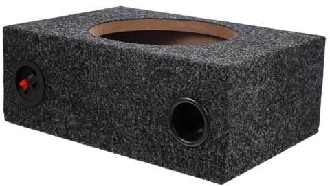 Luxshiny Subwoofer Enclosure for Car Sealed Sub Box Carpet under Seat Subwoofer Kit