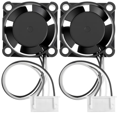 QIMATOP Hotend Cooling Fan for Bambu Lab A1/A1 Mini, 2-Pack 18000RPM High-Speed Silent Cooling Fans, Fast Heat Dissipation Replacement Parts - 3D Printer Hotend Cooling Accessories