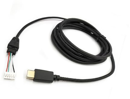 Wegiwuca Double Mode USB Type C To USB A Gaming Headsets Cable 24K Gold Terminals Connectors And Braided Soft Shielded Cord Multiple Platform Gaming Auditory Adapter