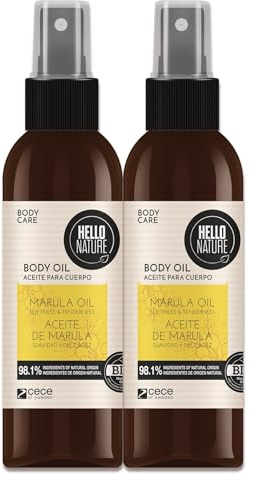P-Beauty Naturkosmetik Hautöl Körperöl mit Bio Marula Öl - Pflegeöl für Gesicht & Körper für geschmeidige, samtweiche Haut - Feuchtigkeitspflege Bodyoil - Körperpflege vegan (2x130ml)