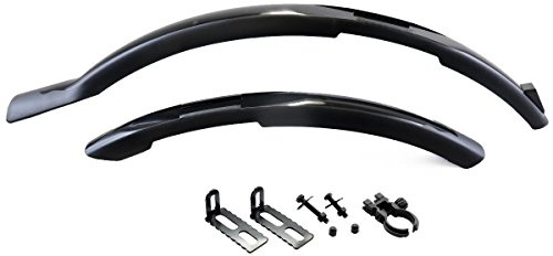 M-Wave Steckblech Set Schmal, Schwarz, 26-29 Zoll, 386085