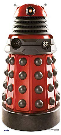 Star Cutouts Pappaufsteller von Dalek Drone (rot)