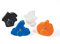 ACC091 Set de 4 Piezas mni Cortapastas de plástico, Tema Halloween