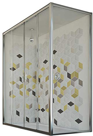 Cabine douche 70x140 H198 CM mod. Young Duo 2 Portes Transparent