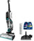 BISSELL, 2554A CrossWave - Aspirapolvere senza fili Max All in One Wet-Dry e mocio per pavimenti duri e tappeti, nero/bianco perla con accenti blu elettrico