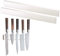 Rosenstein & Söhne Magnet für Messer: 2er-Set durchgehende Magnet-Messerleisten, gebürsteter Edelstahl, 45cm (Magnetbretter Messer, Halter, Flaschenöffner)