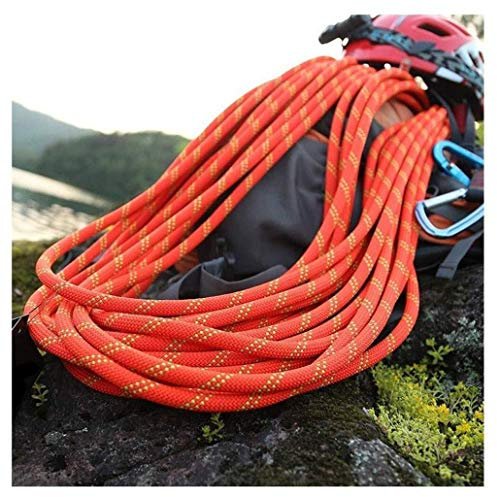 Climbing Harness, Abseiling Rescue Rope Escape Parachute Rope For Mountaineering Explosion Sports Auxiliary Work Mountaineering Working, 12mm, 50m
