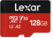 Lexar Micro SD 128 GB, Scheda Micro SD fino a 160/90 MB/s(R/W), Scheda di Memoria microSDXC con Adattatore SD, A2, U3, C10, V30, Micro SD Card
