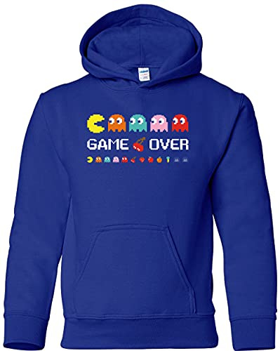 Camisetas EGB Sudadera Come Cocos Pacman ochenteras 80´s Retro (Azul, M)