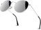 GQUEEN Retro Runde Verspiegelte Polarisierte Sonnenbrille Damen Herren UV400 Schutz MFF7