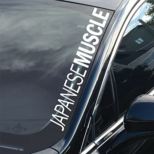 myrockshirt Japanese Muscle 55cm Kanji Japan Muscle Aufkleber JDM Tuning Sticker