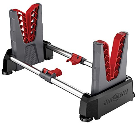 Real Avid Speed Stand | Design pieghevole, supporto regolabile da 25,4 cm a 40,6 cm per pulizia e manutenzione | Supporto compatto e portatile | Morsa leggera perfetta per fucili da caccia e fucili da