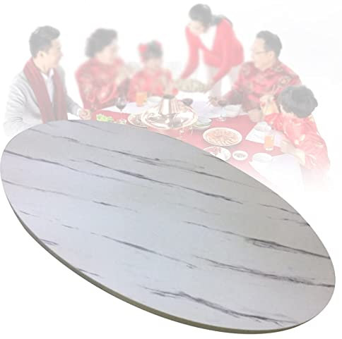 Grand Plateau Tournant De Table À Manger, 60cm 70cm Plateau Rotatif En Bois Rond, Plaque Tournante De Cuisine Plateau De Service Rotative, Assiette De Service Rotative Ronde ( Color : F , Size : 60cm-