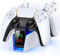 HELLCOOL PS5 Controller Ladestation, PS5 Ladestation für Dualsense Wireless/Edge Controller, Ladestation für Playstation 5 Controller, Ladestation PS5 Zubehör mit 2-3 Std Schnelllade/Cooles RGB Licht