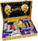 Happy Birthday Sweets and Chocolate Gift Box Pick n Mix Sweets Chocolate Hamper in Wicker Style Printed Box | Gift Box for All | 360gm Sweet & 13 Standard Bars