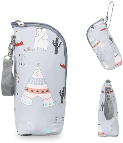 DZOZO Insulated Milk Bottle Bag - Portable Breastmilk Storage Tote - Bottle Warmer - Thermal Insulation