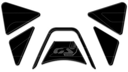 KIT ADESIVI PER VANO PORTA OGGETTI RESINA 3D COMPATIBILE CON BMW R 1300 GS 2024 ON FM-1075 (Triple Black)