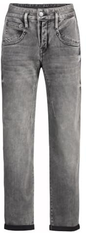 Herrlicher, Shyra Cropped Jeans Comfort mit halb verdeckter Knopfleise