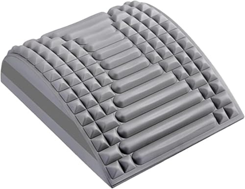 Premium Back Stretcher Ergonomic Arch Support for Posture, Flexibility & Relaxation Durable Back Stretching Tool for Home Office & Gym Use VORX-LONDON (Gray)