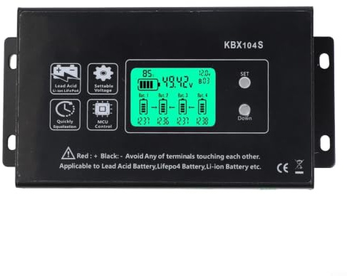 KBX104S Active Cell Balancer 48V for battery Equalizer for Series Packs - Smart Voltage Controller 10A Campervan Marine Solar Setup 150x80mm