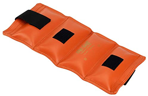 CanDo Gewichtsmanschette - Cando Hand- und Fußgelenkgewichte, 3,4 kg, orange, 10-0212