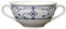 Eschenbach Porzellan Group Tallin Indischblau Suppentasse 0,35 L, Porzellan, Indigoblau, 1 x 1 x 1 cm