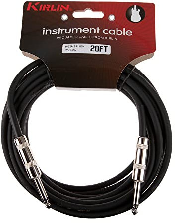 Kirlin ipcv241 – Cable recto, adaptador de conector Jack de 20 m, 20 ft