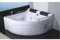 Bagno Italia baignoire à remous 150 x 150 2 places avec 11 jets chromathérapie radio version droite