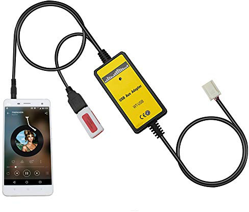 Yomikoo Adattatore USB AUX per Toyota – Aggiungi ingresso musicale alla radio di fabbrica