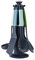 Joseph Joseph Elevate - Küchenwerkzeuge & Gadgets Karussell 6-teiliges Utensilienset mit drehbarem Ständer, ergonomischen Silikongriffen, antihaftbeschichtetem Kopf- Opal