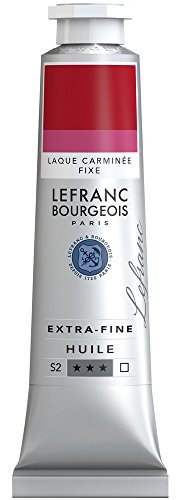 Lefranc Bourgeois Óleo Extra Fino 40ml - Tubo de pintura, Laca Carmín Permanente