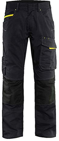 Blakläder 149513309933D120 Service Bundhose Größe in schwarz/gelb, D120