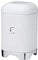 KitchenCraft Lovello Textured Coffee Canister with Geometric Hexagon Pattern, 11 x 11 x 19 cm (4.5 x 4.5 x 7.5) - Ice White