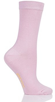 SockShop Ladies Colour Burst Vibrant Bamboo Socks with Smooth Toe Seams Pack of 1 Pretty In Pink 4-8