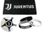 Giemme Kit Tifoso Juventus n 3 Juve bianconeri-Pallone da Calcio di Cuoio Juventus + Bandiera Ufficiale Nera 135x95 cm + 3 Braccialetti della Juventus