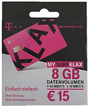 T-Mobile My Surfklax 8GB Internet Starter Paket - ohne Bindung