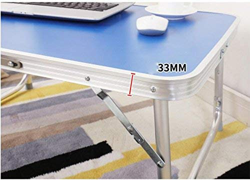 KAD Desktop Home Simple Moderner kleiner Tisch, multifunktionaler, klappbarer, abnehmbarer Tisch/Blau