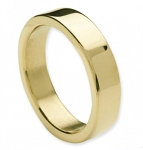 Magnetschmuck-4you Magnetring gold schlichtes Design schmal 24k hartvergoldet 1776 Partnerring Ehering Verlobungsring 16