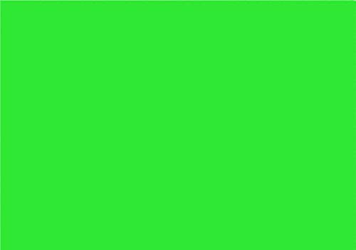 Neonpapier NEON Grün 50 Blatt DIN A3 80 g/qm farbiges Briefpapier, Leuchtpapier