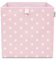 LIFENEY Aufbewahrungsbox mit Sternenmotiv in Rosa I Spielzeugbox mit Sternen passend für Würfelregale I Ordnungsbox für das Kinderzimmer I Aufbewahrungskorb als Accessoire | 33x33x33 cm…